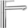 Image de Blanco, Robinetterie de cuisine, ALTA-S II Acier inoxydable chromé Basse pression Avec tuyau extractible Clapet anti-retour