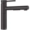 Image de Blanco, Robinetterie de cuisine, ALTA-S II Acier inoxydable noir mat Haute pression Avec tuyau extractible Soupape de retenue