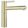 Image de Blanco, Robinetterie de cuisine, ALTA II Acier inoxydable or satiné Haute pression Clapet anti-retour Cartouche céramique