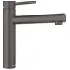 Image de Blanco, Robinetterie de cuisine, ALTA II Acier inoxydable gris roche Haute pression Clapet anti-retour Cartouche céramique