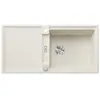 Image de Blanco, Évier, ADIRA XL 6 S-F SILGRANIT soft white Type de montage : à fleur réversible avec vidage à (99 cm, 49 cm)