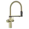 Image de Blanco, Robinetterie de cuisine, CHOICE Icona Acier inoxydable satiné or Haute pression Système d'eau multifonctionnel