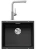 Image de Pack évier + mitigeur massif inox brossé et silgranit Blanco 528441
