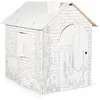 Image de Maison De Jeu À Colorier En Carton "Cabane"