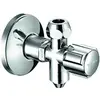 Image de Schell, Vanne, Vanne d'angle COMFORT 1/2 poucex3/8 pouce, avec embout de vidange