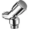 Image de Schell, Vanne, Vanne à siège incliné Comfort 1/2" avec clapet anti-retour - Chrome