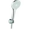 Image de Kludi, Pommeau de douche, FRESHLINE Ensemble de douche pour baignoire avec flexible, chromé (1 Type de jet, 23 l/min)
