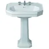 Image de Duravit, Lavabo, Plan de toilette 1930 avec lavabo HLB 1 robinetterie 700x500mm blanc (500 mm, 700 mm)