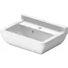 Image de Duravit, Lavabo, Lavabo STARCK 3 m ÜL HLB 1 robinetterie 500x360mm blanc (360 mm, 500 mm)
