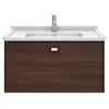 Image de Duravit, Lavabo, Meuble lavabo Starck 3 85 cm blanc 0304800000 (485 mm, 850 mm)