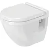 Image de Duravit, Abattant WC, WC encastré Starck 3 compact 48,5cm blanc mural 2202090000