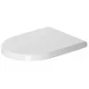 Image de Duravit Abattant WC blanc, 46.5 x 38.1 x 4.3 cm