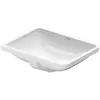 Image de Duravit, Lavabo, Vasque à encastrer STARCK 3 m PL ou LH 490x365mm sans trou pour robinet blanc (365 mm, 490 mm)
