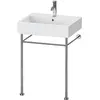 Image de Duravit, Meuble sous-lavabo, Console métallique VERO, hauteur réglable. +50mm pour lavabo 045450 (42.50 x 42.50 x 78 cm)