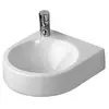 Image de Duravit, Lavabo, Lave-mains ARCHITEC sans cuvette avec margelle 360x380mm 1 cuvette droite blanc (380 mm, 360 mm)
