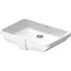 Image de Duravit, Lavabo, Vasque encastrée 2ND FLOOR m ÜL o HLB 525x350mm o HL IB blanc (350 mm, 525 mm)