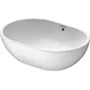 Image de Duravit, Évier, Vasque à poser FOSTER avec robinetterie sans plage de robinetterie 495x350mm blanc (35 cm, 49.50 cm)