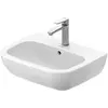 Image de Duravit, Lavabo, Plan de toilette D-Code 55 cm blanc 2310550000 (430 mm, 550 mm)