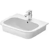 Image de Duravit, Lavabo, Vasque encastrée D-CODE m ÜL HLB 545x435mm 1 trou de robinet blanc (435 mm, 545 mm)