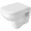 Image de Duravit, Cuvette toilettes + bidet, Toilettes à encastrer D-Code compact 48 cm blanc mural 2211090000