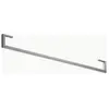 Image de Duravit, Porte-serviettes + crochets pour serviettes, Porte-serviettes VERO Tube carré 14mm pour lavabo 045460 chromé