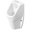 Image de Duravit, Cuvette toilettes + bidet, Urinoir D-CODE RIMLESS 305x290mm Zul par le haut sans mouche blanc