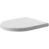 Image de Duravit, Abattant WC, Siège WC STARCK 3 avec abaissement automatique, amovible blanc