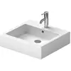 Image de Duravit, Lavabo, Vasque à poser VERO avec rebord HLB 500x470mm fermé 1 HL blanc (470 mm, 500 mm)
