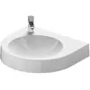 Image de Duravit, Évier, Lavabo ARCHITEC sans meuble vasque 575x520mm 1 HL droite blanc (Evier encastré, 52 cm, 57.50 cm)