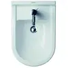 Image de Duravit, Cuvette toilettes + bidet, Bidet mural Starck 3 blanc 2280150000