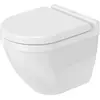 Image de Duravit, Cuvette toilettes + bidet, WC encastré Starck 3 compact 48,5 cm blanc mural 2227090000