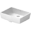 Image de Duravit, Lavabo, Vasque à encastrer VERO m ÜL o HLB 430x315mm sans trou pour robinet blanc (315 mm, 430 mm)