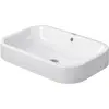 Image de Duravit, Lavabo, Vasque à poser HAPPY D.2 m ÜL o HLB 600x400mm geschli o HL weiss (400 mm, 600 mm)