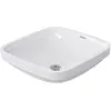 Image de Duravit, Lavabo, Vasque à encastrer DURASTYLE m ÜL o HLB 370x370mm sans trou pour robinet blanc (400 mm, 370 mm)
