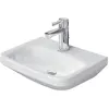 Image de Duravit, Lavabo, Lave-mains DURASTYLE sans lavabo avec HLB 450x335mm 1 trou de robinet blanc (335 mm, 450 mm)