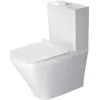 Image de Duravit, Abattant WC, Combiné WC au sol DURASTYLE profond, 370x630mm, sortie Vario blanc