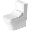 Image de Duravit, Abattant WC, Combiné WC au sol DURASTYLE ti. 37x70cm SensoWash sortie Vario blanc