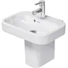 Image de Duravit, Lavabo, Lave-mains HAPPY D.2 m ÜL HLB 500x360mm 1 trou de robinet blanc (360 mm, 500 mm)
