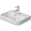 Image de Duravit, Lavabo, Meuble lave-mains HAPPY D.2 m ÜL HLB 500x360mm 1 trou de robinetterie blanc (360 mm, 500 mm)