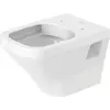 Image de Duravit, Cuvette toilettes + bidet, WC suspendu DURASTYLE RIMLESS profond, 370x540mm blanc WG