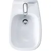 Image de Duravit, Cuvette toilettes + bidet, Bidet mural D-CODE avec lavabo HLB 355x545mm 1 robinetterie blanc