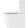 Image de Duravit, Abattant WC, Combiné WC au sol ME by Starck profond, 370x650mm blanc
