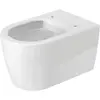 Image de Duravit, Abattant WC, WC suspendu ME by Starck Plongeur ouvert Splrand Economiseur d'eau blanc sans revêtement