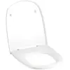 Image de Geberit, Abattant WC, Siège WC VITELLE m De amovible charnières chromées blanc