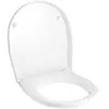 Image de Geberit, Abattant WC, Siège WC VISIT avec couvercle, charnières chromées blanc