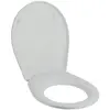 Image de Geberit, Abattant WC, Siège WC RENOVA COMPACT abn m De Charnières inox pergamon