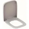 Image de Geberit, Abattant WC, Keramag / Siège de WC Renova Plan blanc avec dispositif d'abaissement automatique 572120