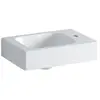 Image de Geberit, Lavabo, iCon lave-mains 38x28cm, blanc, avec trou pour robinetterie à droite (280 mm, 380 mm)