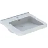 Image de Geberit, Lavabo, Keramag Renova Nr. 1 Lavabo Comfort, accessibile con sedia a rotelle, 550x525 mm, con foro per rubin (525 mm, 550 mm)