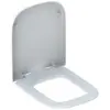 Image de Geberit, Abattant WC, Keramag / Siège de WC myDay blanc avec abaissement automatique